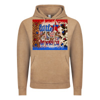 Vintage Coffee little miss america Vintage Hoodie - Artiststas