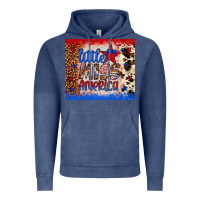 Vintage Denim little miss america Vintage Hoodie - Artiststas