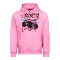 Fuchsia Pink heart crusher olivia Urban Hoodie - OliviaCreatesArt