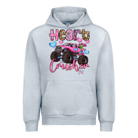 Heather Grey heart crusher olivia Urban Hoodie - OliviaCreatesArt