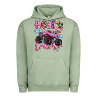 Pigment Oil Green heart crusher olivia Urban Hoodie - OliviaCreatesArt