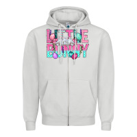 Dove Grey Little Bunny Easter Zipper Hoodie - BundleAndBundleShop