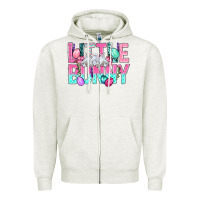 Oatmeal Heather Little Bunny Easter Zipper Hoodie - BundleAndBundleShop