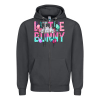 Smoke Little Bunny Easter Zipper Hoodie - BundleAndBundleShop