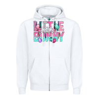 White Little Bunny Easter Zipper Hoodie - BundleAndBundleShop