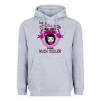 Heather Grey I'm A Pitbull Mom Just Like A Normal Mom Heavyweight Hoodie - Bettercallsaul