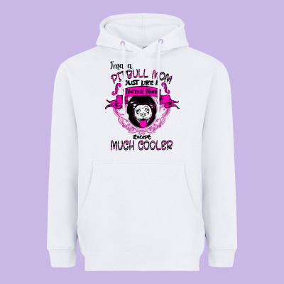 I'm A Pitbull Mom Just Like A Normal Mom Heavyweight Hoodie Designed By Bettercallsaul