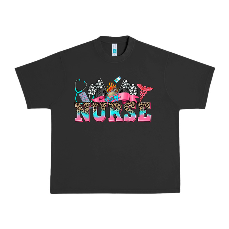 Nurse With Race And  Equipment Urban Heavy Tee by AdoDesignShop | Teevron