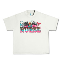 Pistachio nurse with race and  equipment Urban Heavy Tee - AdoDesignShop