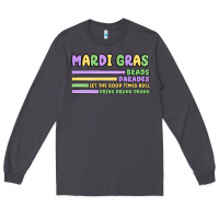 Smoke mardi gras beads Long Sleeve Tee - MaliasSmallBusiness