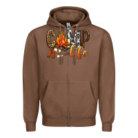 Chestnut Camp Life Zipper Hoodie - BundleAndBundleShop
