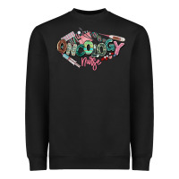 Black Oncology Nurse western Heavyweight Sweatshirt - NancyCooperArtShop