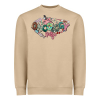 Mushroom Oncology Nurse western Heavyweight Sweatshirt - NancyCooperArtShop