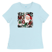 Baby Blue ho ho ho coaster Ladies Tee - JahusDesignShop