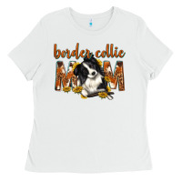 White western border collie mom Ladies Tee - texasbilliewilder