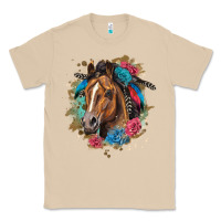 Mushroom quarter horse floral Classic Tee - LillyAllenDesigns