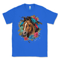 True Royal quarter horse floral Classic Tee - LillyAllenDesigns