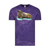 Cloud Purple Walrus Vintage Tee - LillyAllenDesigns