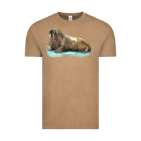 Vintage Coffee Walrus Vintage Tee - LillyAllenDesigns