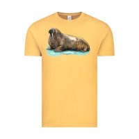 Vintage Mustard Walrus Vintage Tee - LillyAllenDesigns