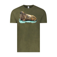 Vintage Olive Walrus Vintage Tee - LillyAllenDesigns