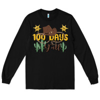 Black 100 days y'all Long Sleeve Tee - MaliasSmallBusiness