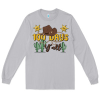 Moon Dust 100 days y'all Long Sleeve Tee - MaliasSmallBusiness