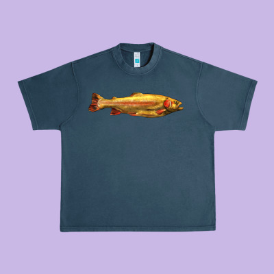 Golden Trout West Virginia Urban Heavy Tee Designed By Lillyallendesigns