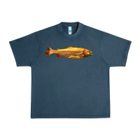 Midnight Navy golden trout west virginia Urban Heavy Tee - LillyAllenDesigns
