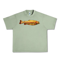 Oil Green golden trout west virginia Urban Heavy Tee - LillyAllenDesigns