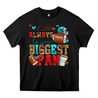 Black i will always be your biggest fan american footbal Heavy Core Tee - Zillion Design Studio