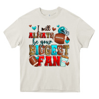Cream i will always be your biggest fan american footbal Heavy Core Tee - Zillion Design Studio