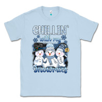 Dusty Blue chillin  with my sowmies Classic Tee - AdoDesignShop