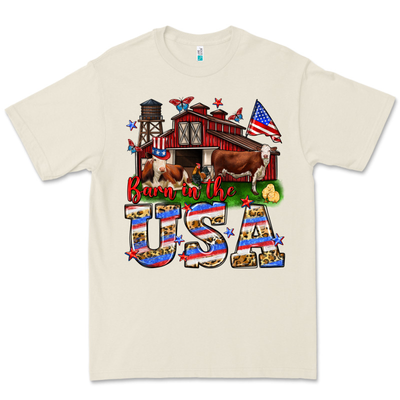 Barn In The Usa Premium Tee by Neo Western | Teevron
