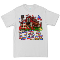 Dove Grey Barn in the USA Premium Tee - Neo Western