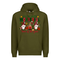 Army Green It's the most wonderful time of the year Premium Hoodie - NancyCooperArtShop