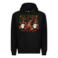 Black It's the most wonderful time of the year Premium Hoodie - NancyCooperArtShop