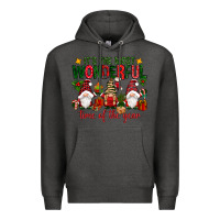 Charcoal Heather It's the most wonderful time of the year Premium Hoodie - NancyCooperArtShop