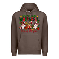 Coffee It's the most wonderful time of the year Premium Hoodie - NancyCooperArtShop