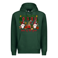 Sports Green It's the most wonderful time of the year Premium Hoodie - NancyCooperArtShop
