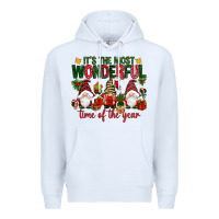 White It's the most wonderful time of the year Premium Hoodie - NancyCooperArtShop