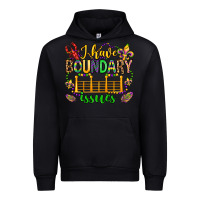 Black ı have boundary issues mardi gras olivia Urban Hoodie - OliviaCreatesArt