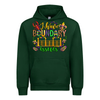 Forest Green ı have boundary issues mardi gras olivia Urban Hoodie - OliviaCreatesArt