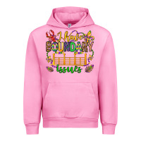 Fuchsia Pink ı have boundary issues mardi gras olivia Urban Hoodie - OliviaCreatesArt