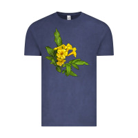 Vintage Denim yellow elder flower Vintage Tee - LillyAllenDesigns