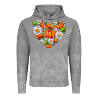 Cloud Rock pumpkin and daisies Vintage Hoodie - AdoDesignShop