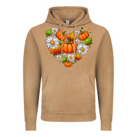 Vintage Camel pumpkin and daisies Vintage Hoodie - AdoDesignShop