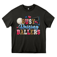 Asphalt busy raising ballers volleyball Heavy Core Tee - Zillion Design Studio