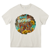 Cream nail boss Heavy Core Tee - BarkalooDesign
