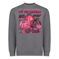Storm In october we wear pink Heavyweight Sweatshirt - NancyCooperArtShop
